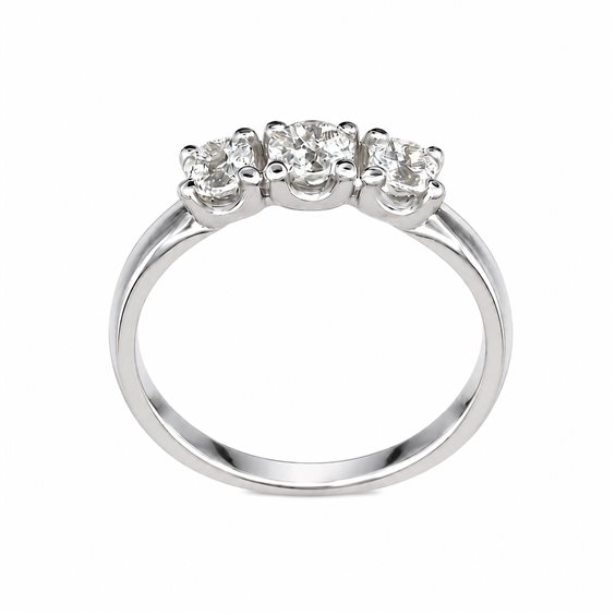 Anello Lo Castro Gioielleria  Donna in Oro bianco 0.68 Ct 230180 - 230180